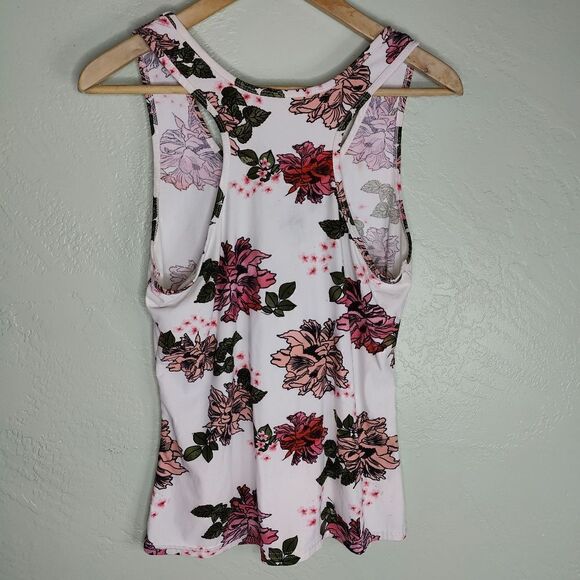 Y2K Floral Stretch Tank Top - Picture 3 of 5